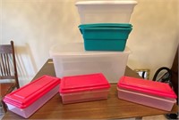 Storage Totes with Lids