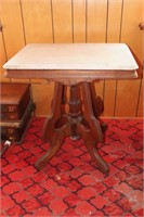 Marble Top Stand 27 1/2" X 19"