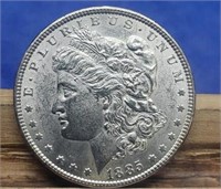 1885 Morgan Silver Dollar, BU