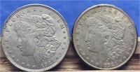 1921-P & S Morgan Silver Dollars