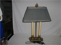 Brass Lamp: 23" Tall 9" Base