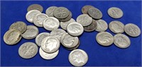 30 Silver Roosevelt Dimes