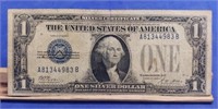 1928 A One Dollar Silver Cert. Note