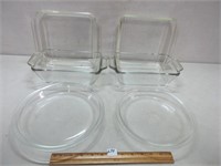 PIE PLATES AND GLASS BAKEWARE