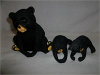 3 Bear Figurines