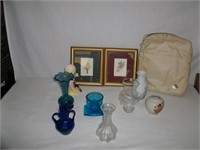 Assorted Home Decor,Bible Cover, small vases