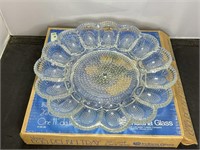 Vintage Indiana Glass Egg Tray