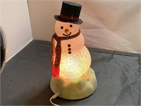8" Color Changing Light Up Snowman