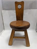 Hand Made Child's Wooden Chair