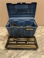 Toolbox with extension Cord & Metal Rods