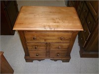 VirginiaHouse Night Stand: 28"W x 17.5"D x 29"T