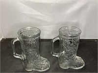 Cowboy Boot Mugs