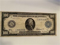 Federal Reserve Note, $100 Series 1914...