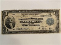 $1.00 Federal Reserve note, Series 1914, Average..