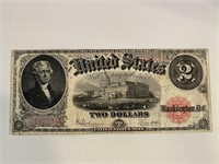 $2.00 Tender Note, Series 1917, Fine,