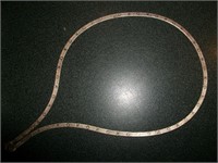 16" XOXO 925 Herringbone Necklace From Italy- 5.5g