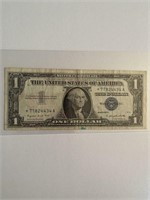 $1.00 Silver Certificate series 1957A