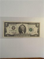 $2.00 Federal Reserve note, series 1995