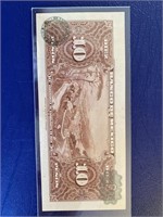 Mexico: Ten Peso Note 8 De Noviembre 1961