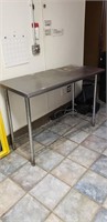 Stainless Steel Table w/Casters 49"x24"x36"