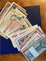 Assortment Of 40 Plus Foreign Notes