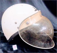 Buco early 70,s motorcycle helmet w/face guard