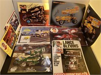 Autographed Sprint Race Car Pictures Lot