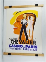 Lithographie Ch. Kiffer Maurice Chevalier Casino