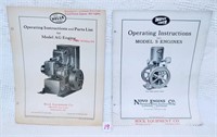 2-operating manuals for hit/miss engines 1926-1931