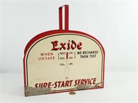 Ancien support Service batterie Exide années 30-40