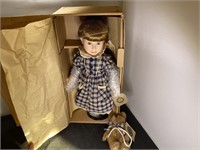 Boyds CollectionTaylor and Jumper Porcelain Doll