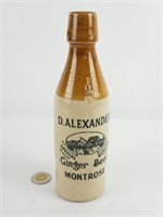 Bouteille de bière de gingembre D. Alexander