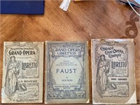 Antique Opera Programs...