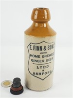 Bouteille de bière de gingembre E.Finn & Sons