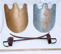 shields/swords (home made)