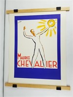 Lithographie de Maurice Chevalier par Ch. Kiffer