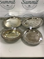 Wilcox silver plate serving dishes