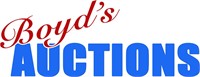 Welcome to Boyd's Holiday Auction Sale!