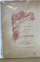 Large Sheet Music in French No Date...