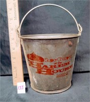 metal advertising bucket "Daves Harem House"