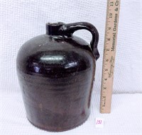brown crock jug