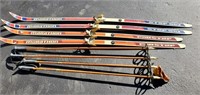 Cross Country skis & poles -