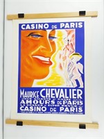 Lithographie de Maurice Chevalier Par Ch. Kiffer