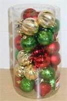 SELECTION OF SHATTERPROOF ORNAMENTS