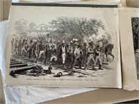 Large Format Pages From Harper's Weekly,