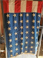 48 star US Flag - stars are printed