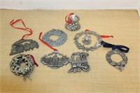 SELECTION OF METAL ORNAMENTS AND MORE