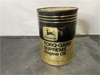 Rare John Deere Cardboard Oil Can Unopened