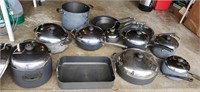Circulon Pots, Pans & skillets with some lids