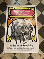Vintage 60x40 Theater Poster The Cockeyed Cowboys